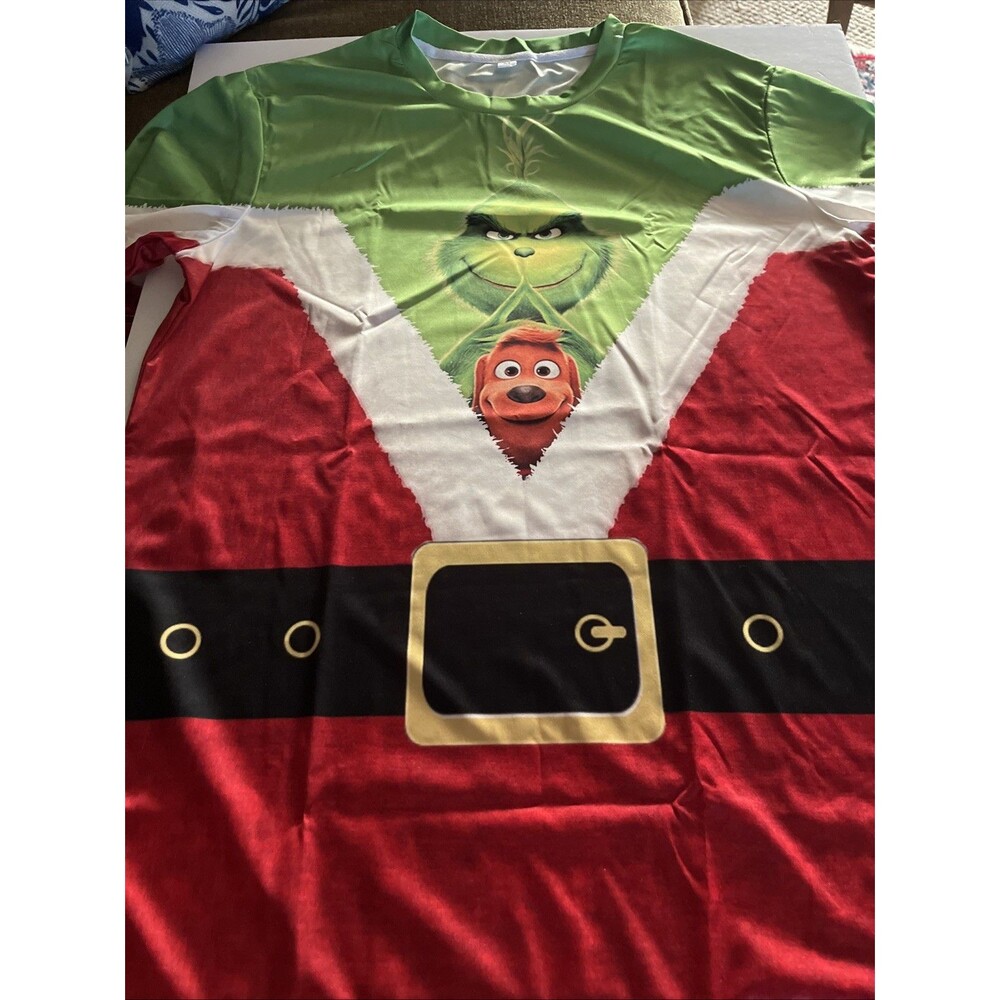 New Grinch Christmas Shirt Size Adult Medium